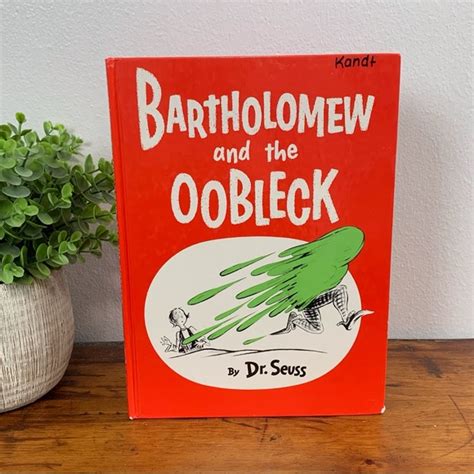 Vintage Other Vintage Bartholomew And The Oobleck Dr Seuss Book