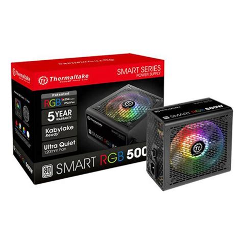 Buy THERMALTAKE SMART RGB 500 WATT 80 PLUS STANDARD Best Price In India