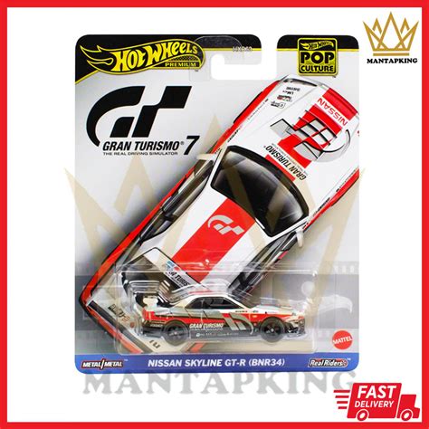 Hot Wheels Premium Pop Culture Mix Nissan Skyline Gt R Bnr Jdm Gran Turismo Theme
