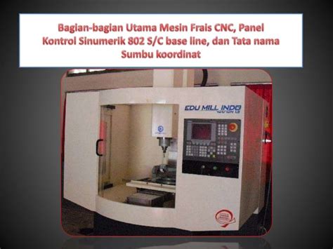 Bahan Ajar Cnc Ppt Mesin Frais Ppt