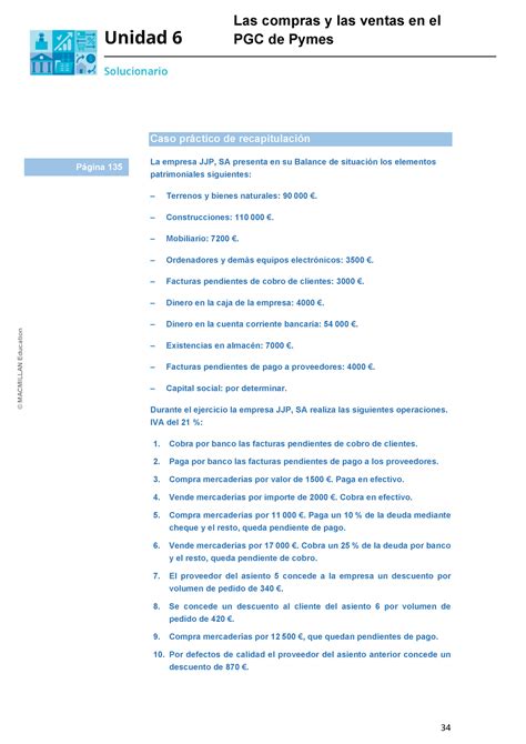 Caso Final U Apuntes Resueltos Pgc De Pymes Macmillan Education