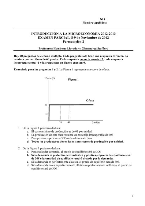 Examen Noviembre 2012 Preguntas Y Respuestas 2 NIA A LA EXAMEN