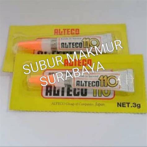 Jual 12pcs GROSIR Lem ALTECO 3GRAM ASLI JAPAN LEM ALTECO 110 SUPER