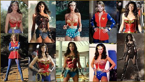 Wonder Women Adrianne Palicki Ww Cathy Lee Crosby Lynda Carter Gal