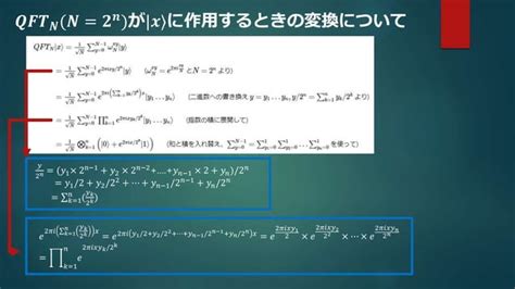 Quantum Fourier Transformation PPT