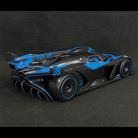 Bugatti Bolide W Frankreich Blau Schwarz Bburago B