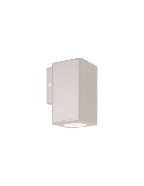 APLIQUE DE PARED FOSTOS CUADRADO PLÁSTICO GU10 IP65 BLANCO