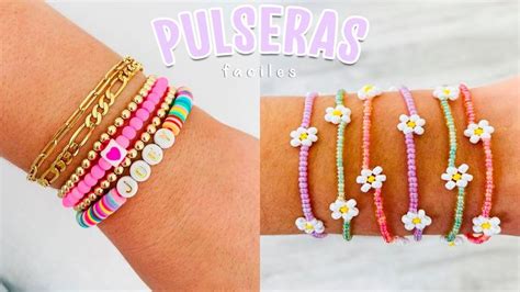 Como Hacer Pulseras Tobilleras Y Chokers Gargantillas Con Mostacillas