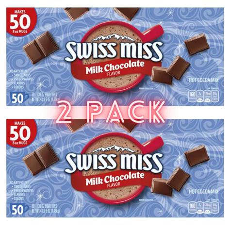 DELUXE DUO PACK Swiss Miss Hot Cocoa Mix 100 Servings Rich Chocolate Bliss 19 42 PicClick UK