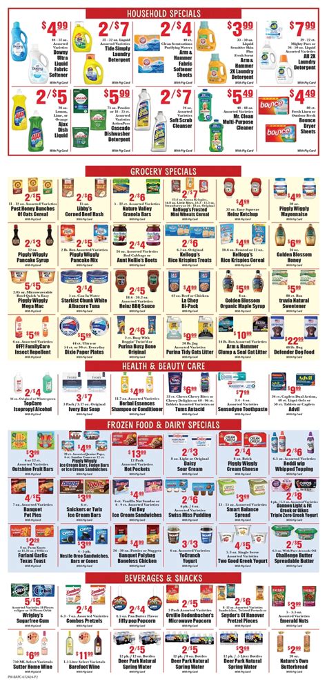 Print Weekly Specials Piggly Wiggly Lamar Piggly Wiggly 100