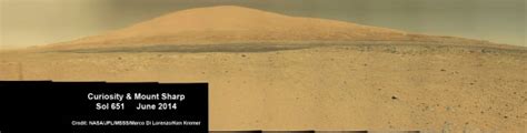 Spectacular Panoramas From Curiosity Reveal Layered Martian Rock