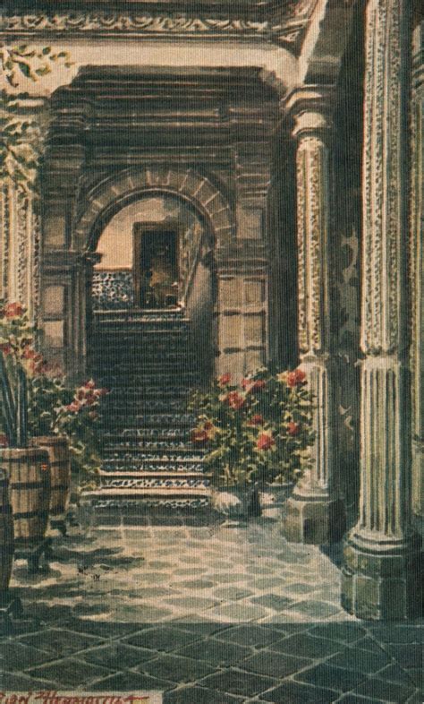 Vintage Postcard La Casa De Los Azulejos Que Pertenecio Condes Del