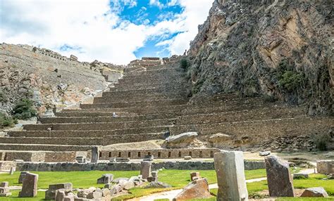 Ollantaytambo Archaeological Site in Cusco, Peru