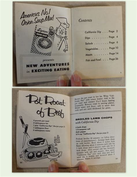 LIPTON RECIPE SOUP MIX RECIPE SECRETS 1995 HC PLUS CALIFORNIA DIP