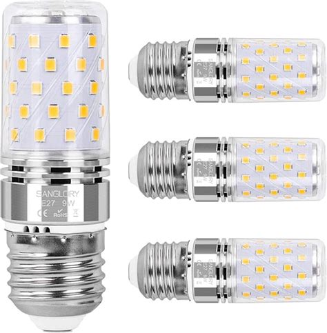 SanGlory E27 LED Mais Glühbirnen 9W E27 Led Birnen 950LM ersatz 80W