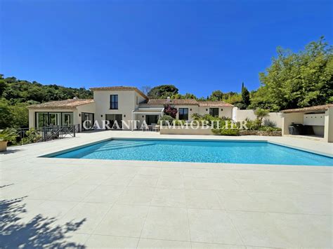 Vente En Vente Grimaud Beauvallon Villa Vue Mer Avec Piscine