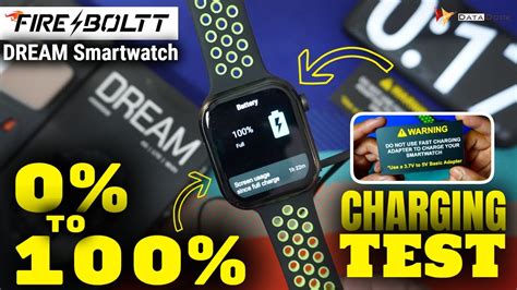 Fire Boltt Dream Wrist Phone Android Smartwatch Charging Test 0 To