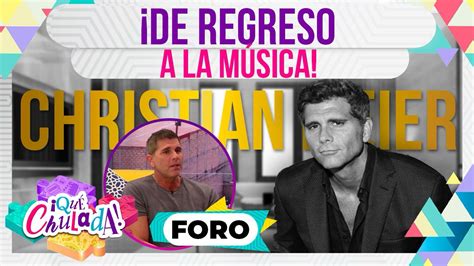 Christian Meier Regresa Con Su Lbum He Vuelto A Casa Imagen Televisi N