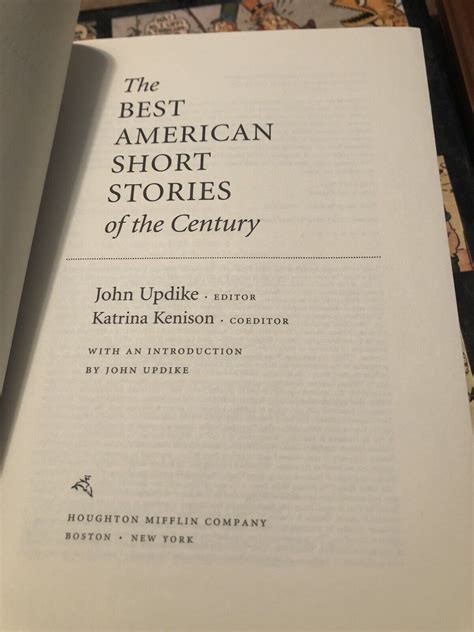 The Best American Short Stories Of The Century By John Updike