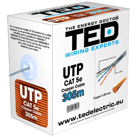 Cablu Utp Cat E Cupru Integral Fire Ted M Rol Electronis