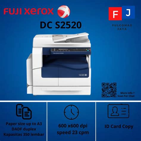 Jual Mesin Fotocopy Fuji Xerox Docucentre S A Garansi Resmi