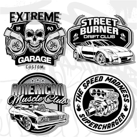 Car Sticker Design Logo