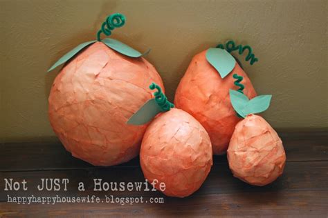 Paper Mache Pumpkins - Stacy Risenmay