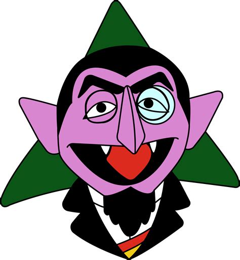 Count Von Count Head Svg Sesame Street Svg Cartoon Svg Ch Inspire