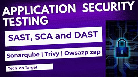 Application Security Testing Sast Sast Sca Trivy And Dast Owasp Zap Scan Explained Youtube