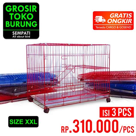 Jual SEMPATI GROSIR Kandang Kucing Besi Lipat Super Jumbo Size Xxl