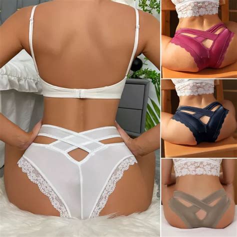 FRAUEN SPITZE TANGA Tanga Höschen Sexy Höschen Slips Dessous