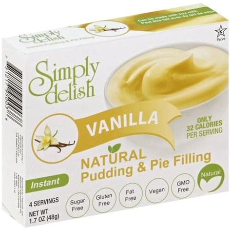 Simply Delish Instant Vanilla Pudding Pie Filling Oz