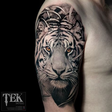 Tiger Tattoo On Shoulder