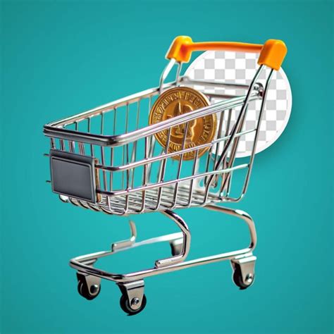 Premium Psd Psd Shopping Cart Isolated On Transparent Background