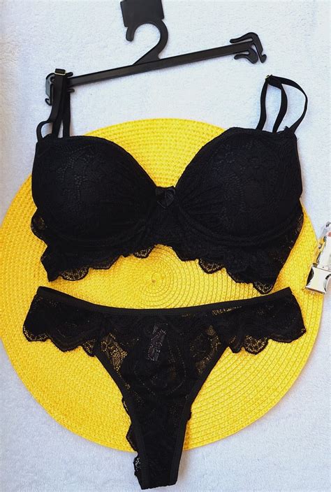 Lingerie Preta Sensual Elo Produtos Especiais