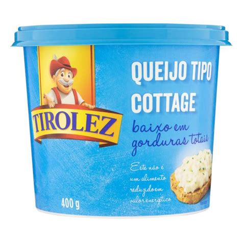 Queijo Cottage Tirolez Pote 400g Tateno Supermercado