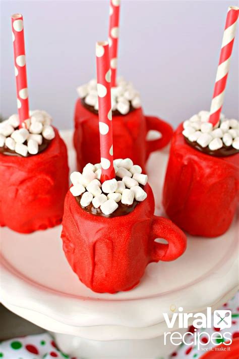 Hot Cocoa Marshmallow Dippers That Look Like Mini Mugs Salty Side Dish