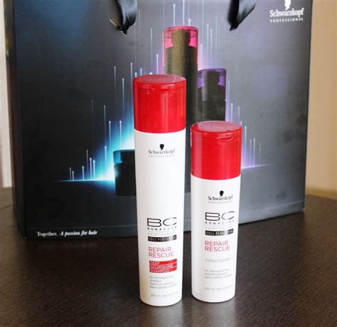 Schwarzkopf Bc Bonacure Hairtherapy Repair Rescue Shampoo Conditioner