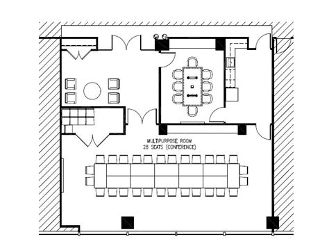 Hines, Chicago, Riverfront Plaza – Conference Room Layout