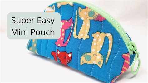 Diy Pouch How To Sew Pouch Sewing Tutorial Youtube