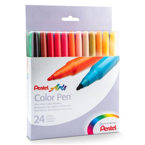 Color Color Pen Set By Pentel Raw Materials Art Supplies