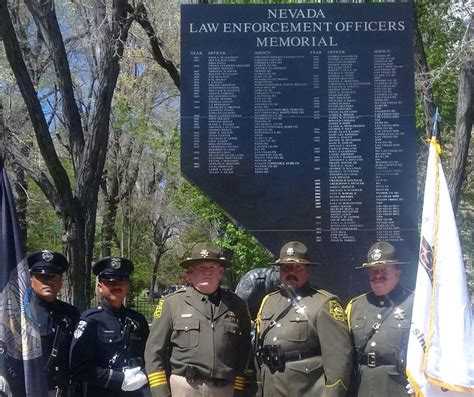 Local Officers Honor The Fallen In Carson City Local