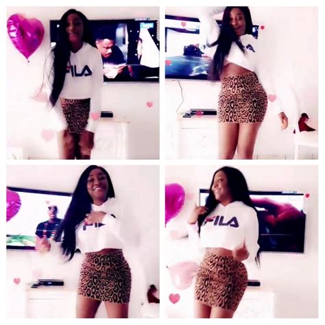 Ini Edo Dances Zanku Gbe Body And Twines Her Waist In Hot Mini Skirt For Fans Celebrities