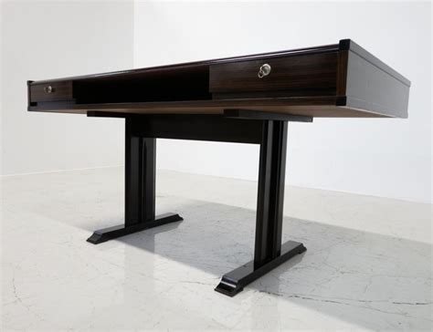 Mid-Century Modern Wooden Desk with Drawers, Italy 1960s | #268039