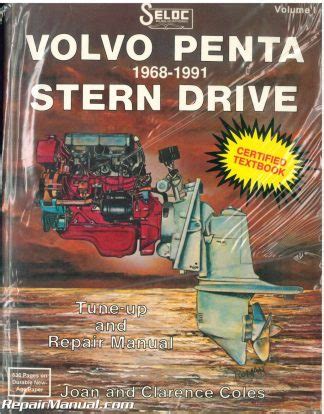 Volvo Penta Stern Drive Ll OHC DOHC Boat Repair Manual Seloc 1992 1995