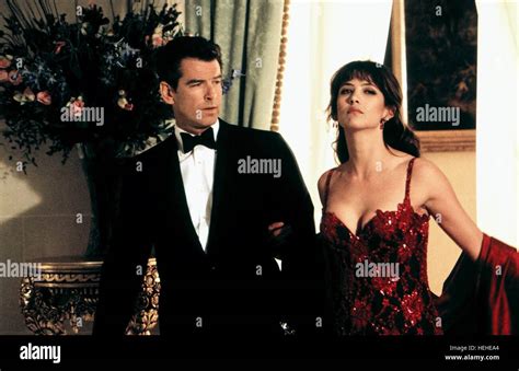 Sophie Marceau Pierce Brosnan Michael High Resolution Stock Photography