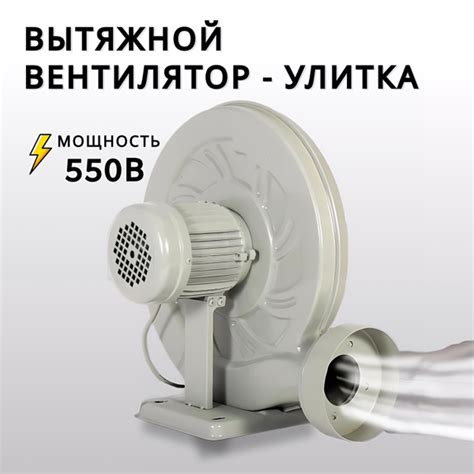 Центробежный радиальный вентилятор-улитка на 550 Вт - купить по ...