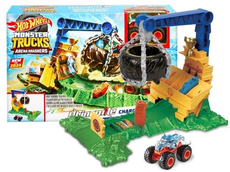 HOT WHEELS MONSTER TRUCK ZESTAW Arena Smahers Masywny ładunek autko Allegro pl