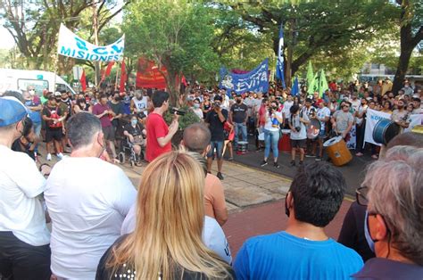 Las Voces De La Marcha En Posadas Contra La Corte Diario Lateral