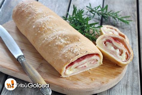 La RICETTA SUPER VELOCE Del ROTOLO Di Pane FARCITO Al PROSCIUTTO E